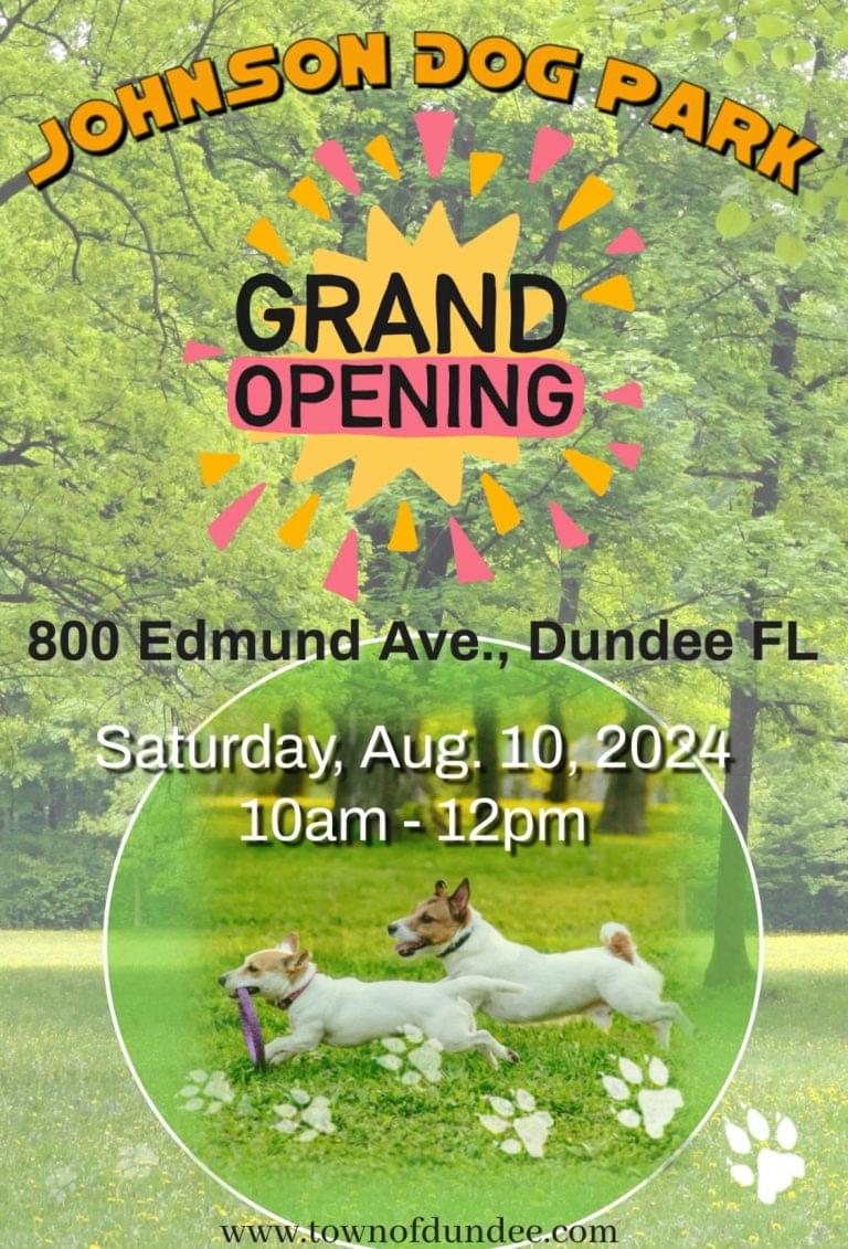 Dundee To Celebrate Grand Opening Of Johnson Dog Park Saturday