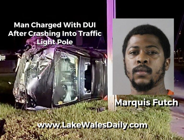 Man Charged With DUI After He Fled Police Crashing Into A Parked Vehicle & Traffic Lights