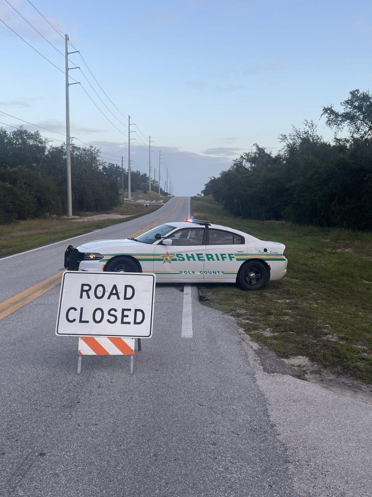 Single Vehicle Crash Takes Out Power Pole, Two Trauma Patients Transported by Air in Lake Wales