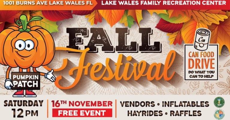 2024 Fall Festival Nov. 17 Commemorates the 1st Anniversary of Rec Center