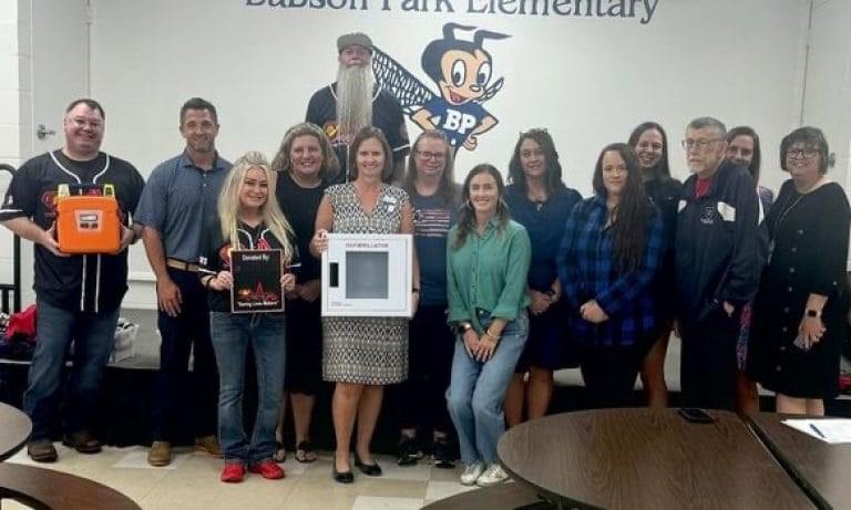 Culpepper’s Cardiac Foundation Donates 55th AED to Babson Park Elementary School